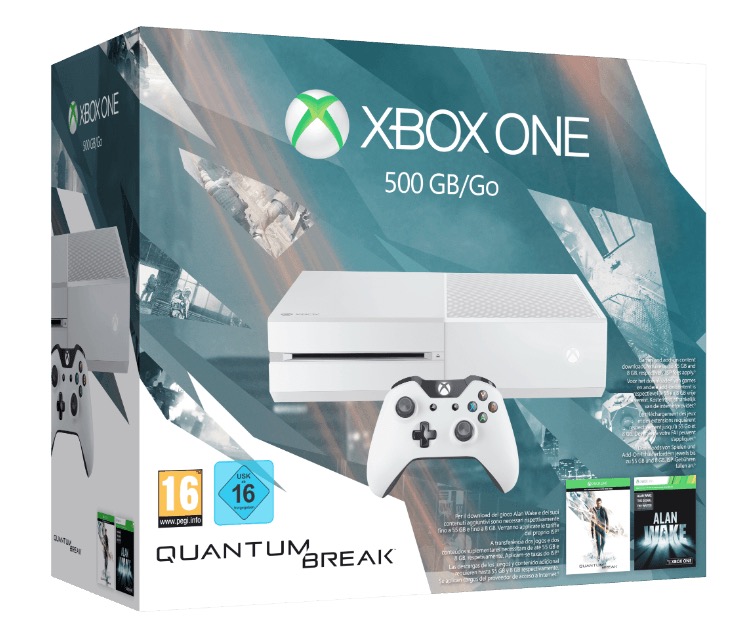 Microsoft Xbox One 500GB Quantum Break + Alan Wake + Star Wars: Das Erwachen der Macht (Blu-ray) schon ab 264,- Euro inkl. Versand
