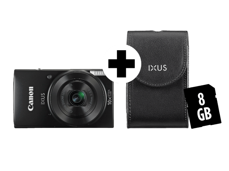 CANON Ixus 180 Digitalkamera + Tasche und Speicherkarte für 139,- Euro