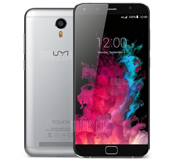 UMI TOUCH 4G 5,5″ Phablet (Android 6.0, 64bit Octa Core, 3GB, 16GB) Grau nur 116,90 Euro inkl. Versand