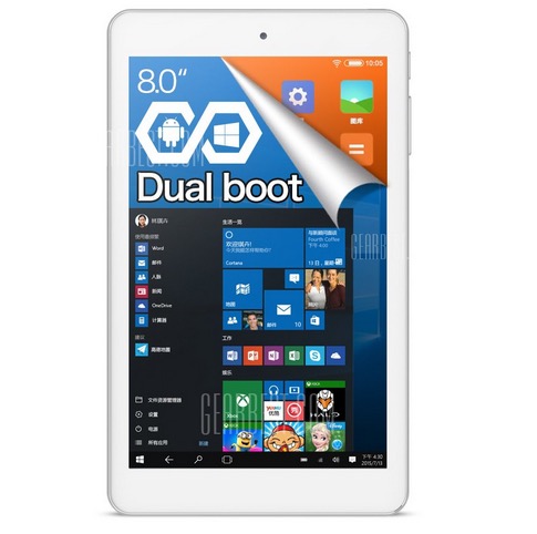 Schnell! Cube iwork8 Ultimate Dualboot Tablet mit Win 10 + Android 5.1 für 67,44 Euro