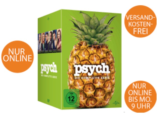 Psych – Die komplette Serie auf DVD für nur 30,- Euro inkl. Versand
