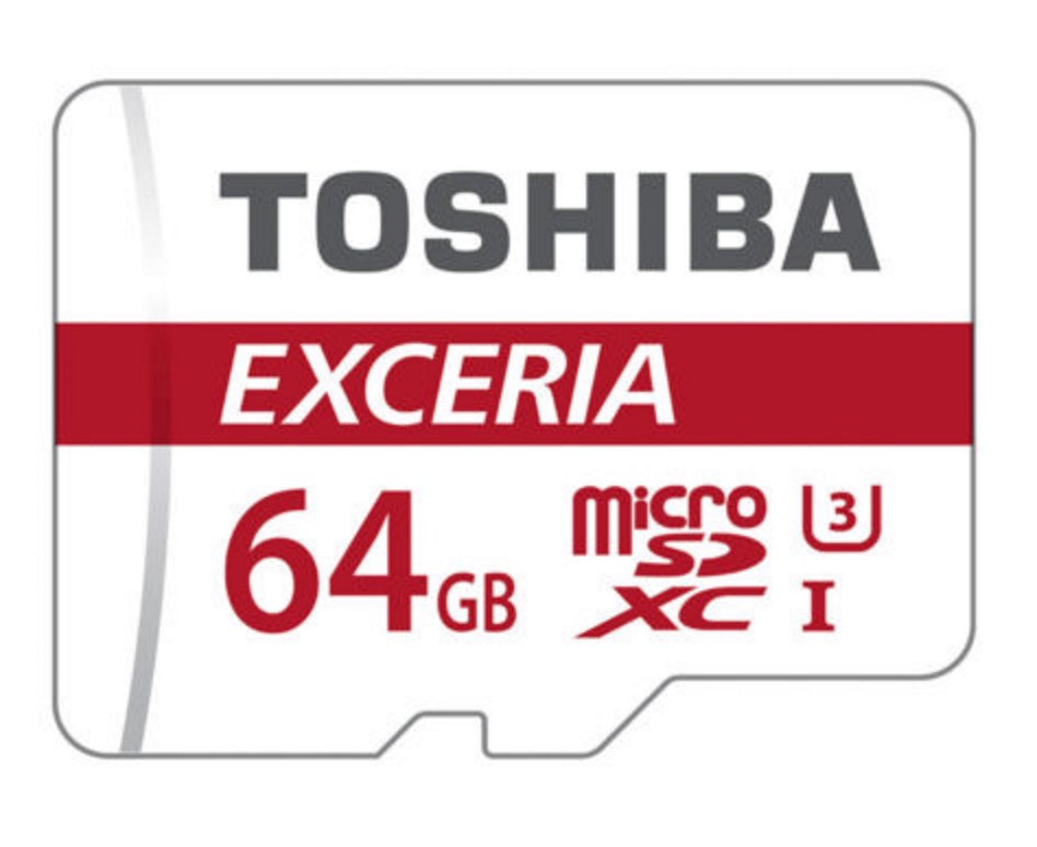 Toshiba EXCERIA M302-EA, 64 GB microSD-Karte, Klasse 10, inkl. SD-Adapter für nur 14,99 Euro inkl. Versand