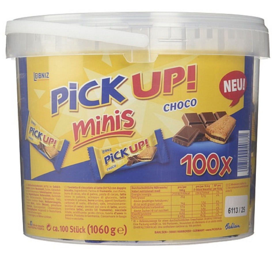 Leibniz Pick Up Minis Choco Vorteilsbox (1x 1,06kg) nur 11,49 Euro inkl. Primeversand