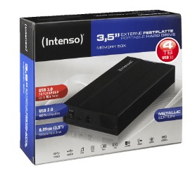 Externe 3,5″ Festplatte Intenso Memory Box mit satten 4TB für nur 99,90 Euro inkl. Versand