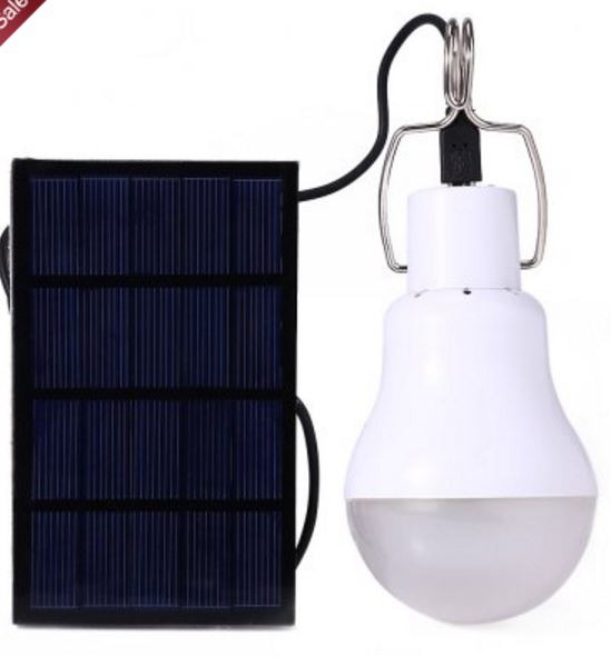Portable Solar LED Lampe in Weiß für nur 3,41 Euro inkl. Versand