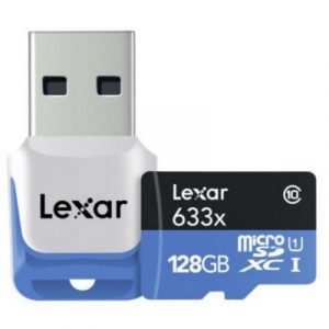 Lexar microSDXC 633x UHS-I 128GB Speicherkarte + USB 3.0 Reader für nur 35,- Euro inkl. Versand