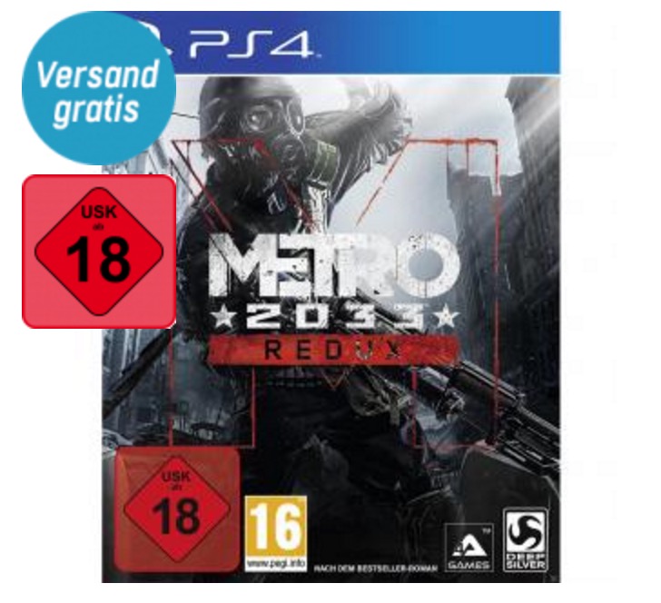 Metro 2033: Redux für die PS4 für nur 13,99 Euro inkl. Versand