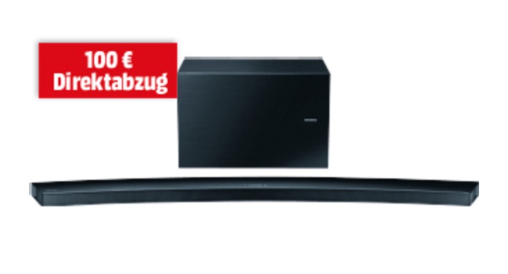 Samsung HW-J8500R Soundbar (Bluetooth, App-steuerbar, Schwarz) für nur 519,- Euro inkl. Versand