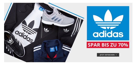 Bis zu 70% Rabatt auf viele Adidas Sportartikel bei MandMDirect!