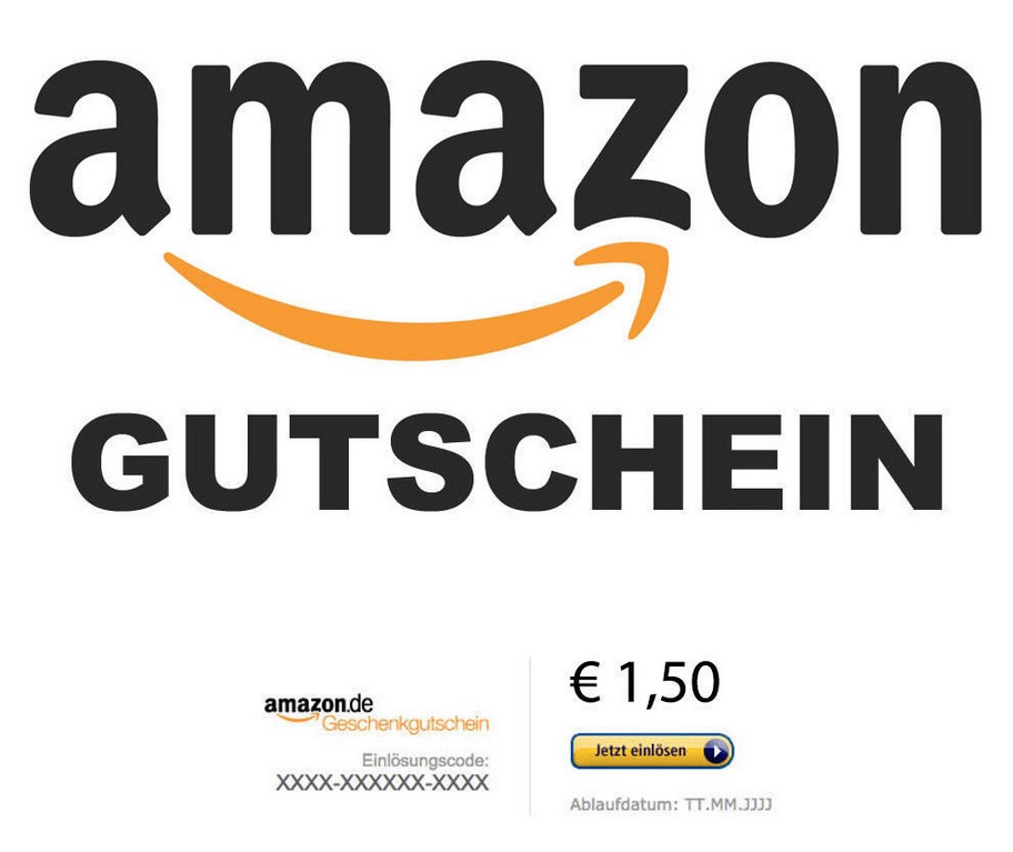 SCHNELL! Amazon Gutschein im Wert von 1,50 Euro für nur 1,34 Euro bei Ebay