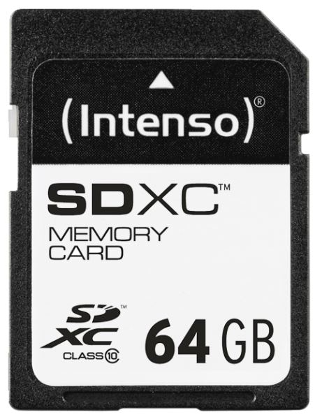 Intenso SDXC Speicherkarte (64GB) für nur 12,- Euro inkl. Versand