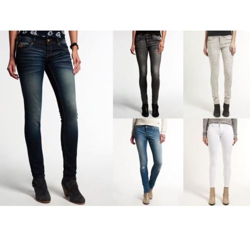 Verschiedene Superdry Jeans für Damen