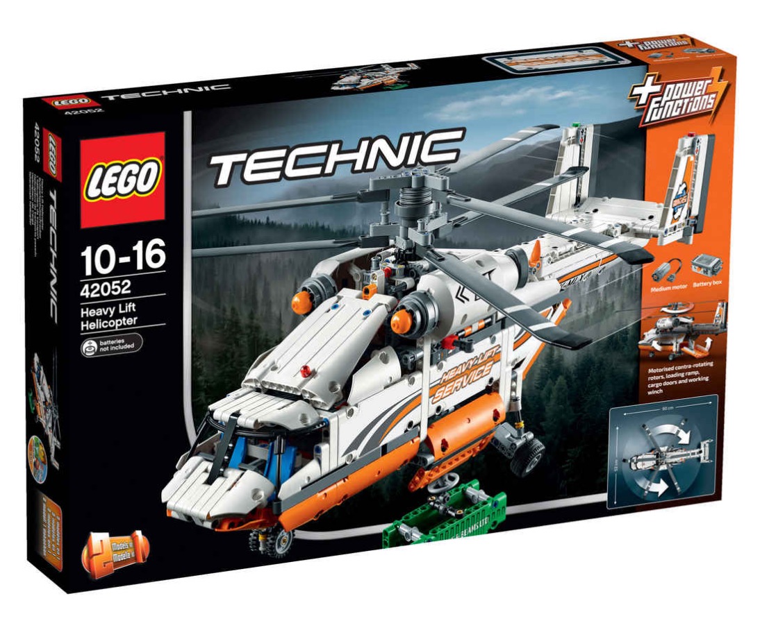 LEGO Technic Schwerlasthubschrauber 42052 für nur 72,- Euro inkl. Versand
