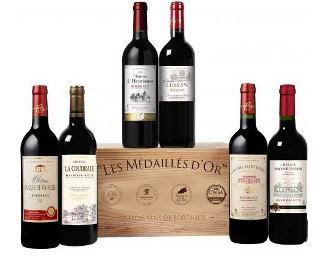 6 Flaschen goldprämierte Bordeaux-Selektion in der edlen Holzkiste nur 39,99 Euro inkl. Versand