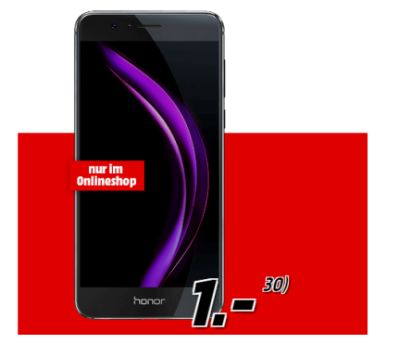 Knaller! Huawei Honor 8 oder ZTE Axon 7 mit Vodafone Smart Surf (50 Min + 50 SMS + 1GB Daten) für 14,99 Euro monatlich