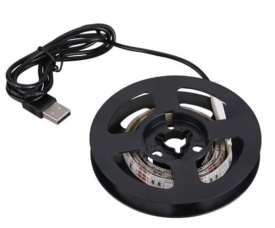50cm USB RGB LED-Streifen mit Regler für 1,99 Euro bei Ebay