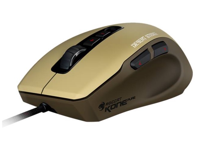 Roccat Kone Pure Military Gaming Mouse “Desert Strike” als B-WARE für 25,99 Euro