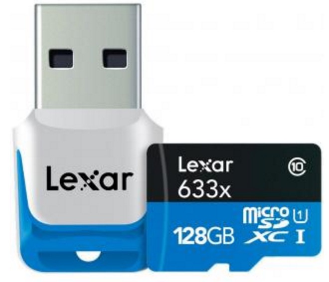 Lexar microSDXC 633x UHS-I 128GB Speicherkarte + USB 3.0 Reader für nur 30,99 Euro inkl. Versand