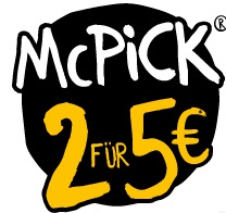 McDonald´s McPick-Aktion – zwei Klassiker für zusammen 5,- Euro