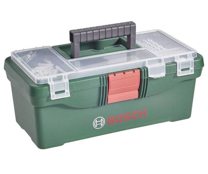 Bosch Werkzeugkasten inkl. Bohrer- und Bit-Set (59-teilig) für nur 14,95 Euro inkl. Versand