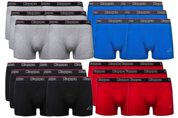 6er Pack Kappa Shimono Herren Boxershorts in verschiedenen Farben für nur 19,99 Euro inkl. Versand