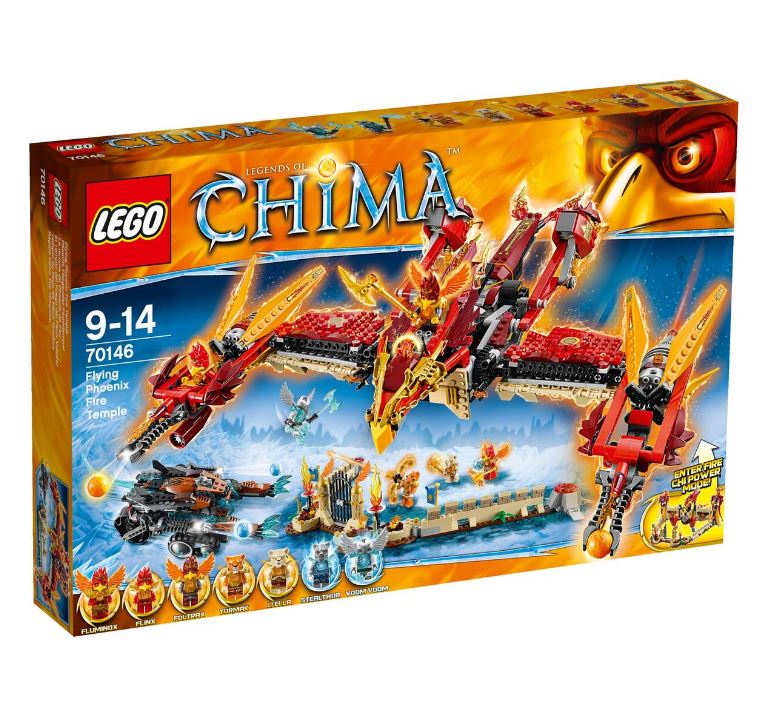 LEGO Legends of Chima Phoenix Fliegender Feuertempel für nur 53,99 Euro inkl. Versand (statt 89,- Euro)