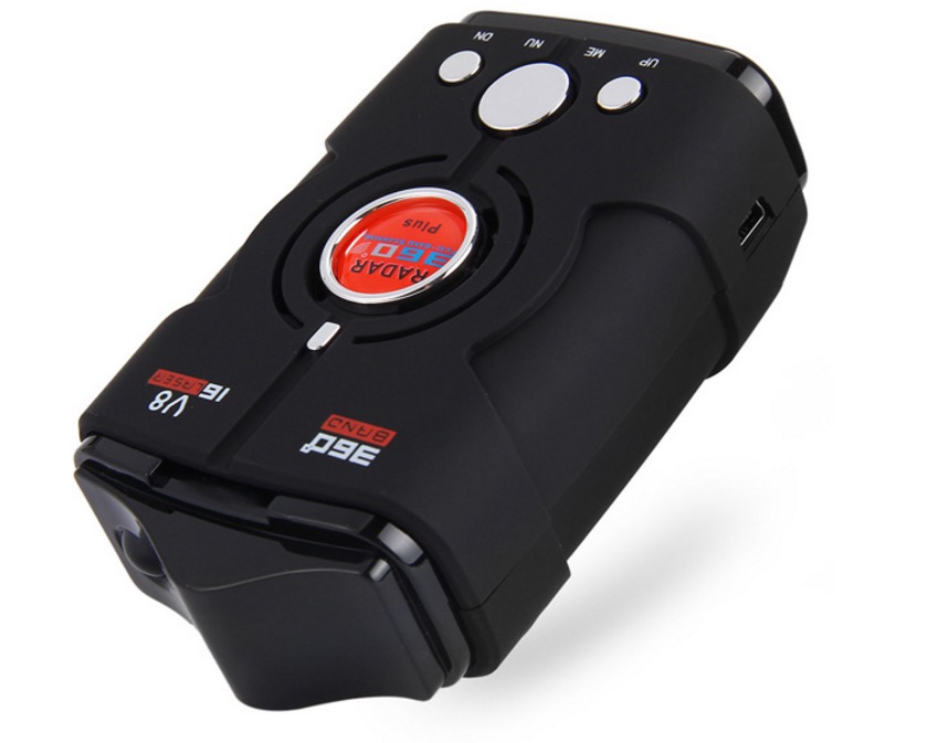 V8 Laser Car Radar Detector für 10,23 Euro bei Gearbest