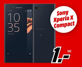 Vodafone Flat Allnet Comfort (Allnet-Flat, 1GB Daten) für nur 19,99 mtl. + Sony Xperia X Compact für nur einmalig 1,- Euro