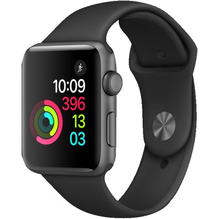 APPLE Watch Series 2 42 mm schwarz/grau für nur 404,10 Euro