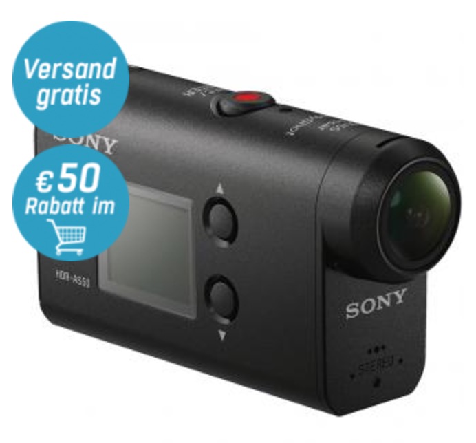 Sony HDR-AS50 Actioncam für nur 159,- Euro inkl. Versand