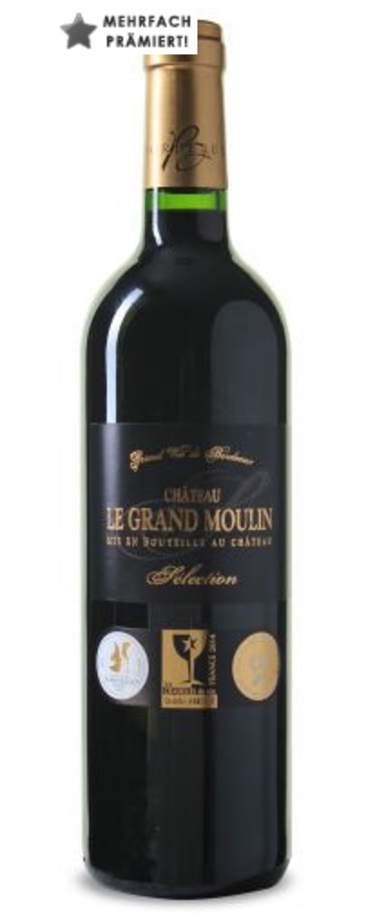 6er-Karton Château Le Grand Moulin - Sélection - Blaye Côtes de Bordeaux AOC