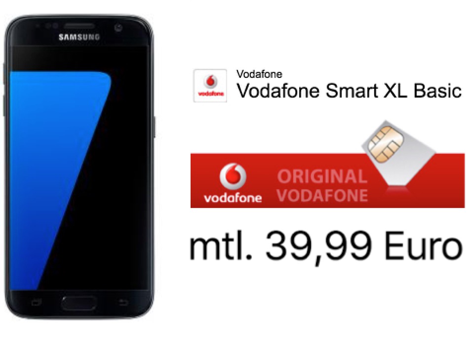 Vodafone Smart XL Basic mit Allnet- & SMS-Flat und 3GB Daten für mtl. 39,99 Euro + Top-Smartphone schon ab 1,- Euro!