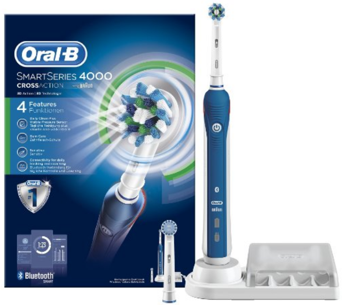 Pricedrop! Elektrische Zahnbürste Oral-B SmartSeries 4000 CrossAction nur 47,99 Euro inkl. Versand