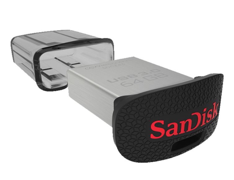 SANDISK ULTRA FIT USB-Stick mit 64GB Speicherplatz für nur 15,- Euro inkl. Versand