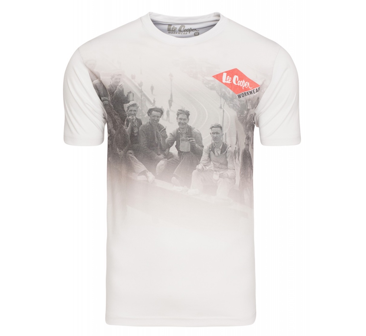 Lee Cooper Graphic Herren T-Shirt in Weiß für nur 5,99 Euro inkl. Versand