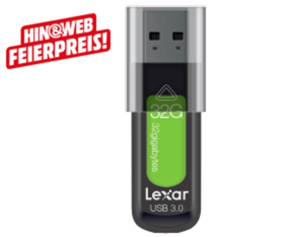 LEXAR JumpDrive S57 USB-Stick 32GB USB 3.0 nur 8,- Euro inkl. Versand