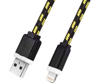 Hammer: 2M Nylon Lightning USB Ladekabel für 9 Cent!