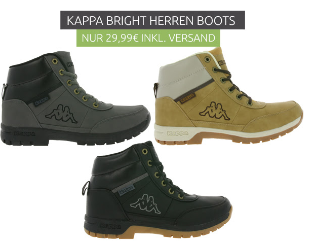 Kappa Bright Mid Light Herren Trekkingstiefel in verschiedenen Farben für je nur 29,99 Euro inkl. Versand