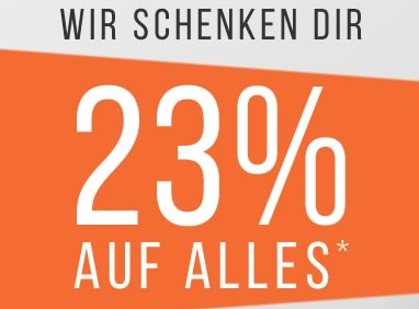 Nur noch heute: 23% Rabatt auf das gesamte Tom Tailor Sortiment (auch bereits reduzierte Ware) + kostenloser Versand