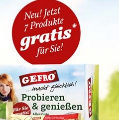 Gefro Kennenlern-Aktion! Paket bestehend aus 7 Produkten vollkommen gratis bestellen