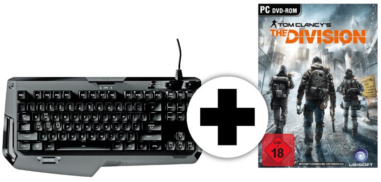 LOGITECH G410 Atlas Spectrum SE Gaming Tastatur + Tom Clancy’s The Division [PC] für nur 33,- Euro inkl. Versand