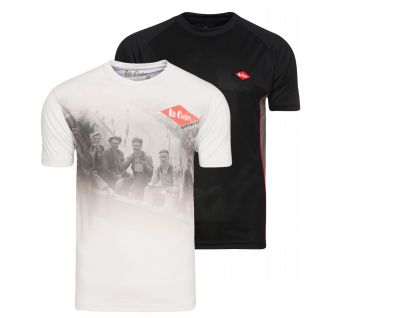 Nochmal billiger! Lee Cooper Performance Workwear Herren T-Shirts in schwarz oder weiß je nur 4,99 Euro