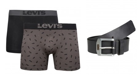 Levi’s Gürtel & 2er Pack Levi’s Boxershorts (Größe S) für je nur 6,99 Euro inkl. Versand