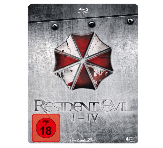 Resident Evil I-IV – Quadrilogy Steelbook Edition [Blu-ray] ab 39,99 Euro