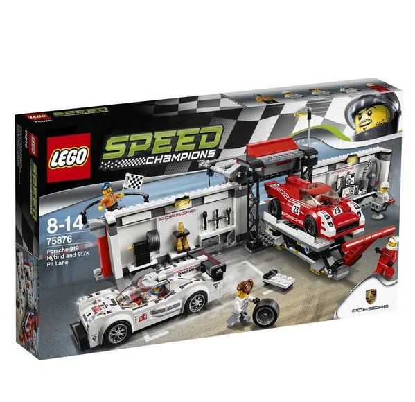 LEGO Speed Champions 75876 - Porsche 919 Hybrid and 917K Pit Lane