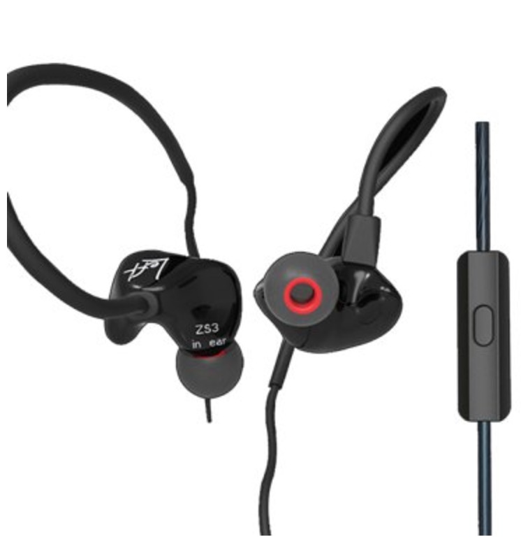 KZ ZS3 In-Ear Kopfhörer mit Mikrofon, Noise Cancelling und Super Bass für nur 6,33 Euro inkl. Versand