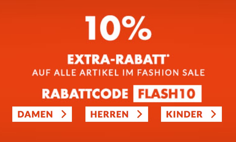 Bis zu 50% Rabatt im Fashion- und Sports Sale bei Engelhorn + 10% Extrarabatt auf reduzierte Artikel