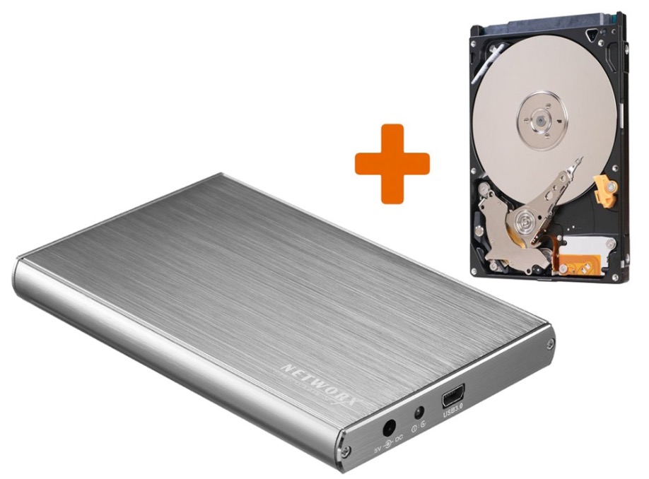 500 GB 2,5 Zoll Festplatte im Networx Aluminiumgehäuse für nur 29,99 Euro inkl. Versand