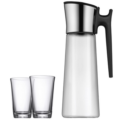 Neue WMF Wasserkaraffe Basic 1 Liter inkl. 2 Gläser statt 50,- Euro nur 29,95 Euro inkl. Versand