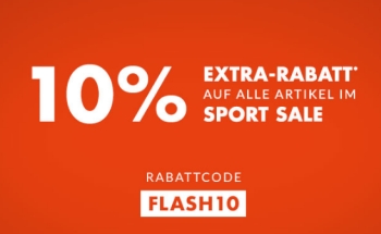 Nur noch Heute! Engelhorn Sports Flash Sale mit bis zu 50% Rabatt + 10% Gutschein!